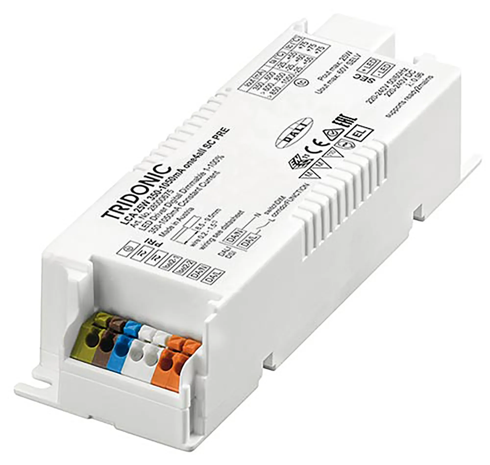 28000675  25W 350-1050mA one4all Dimmable SC PRE Constant Current LED Driver